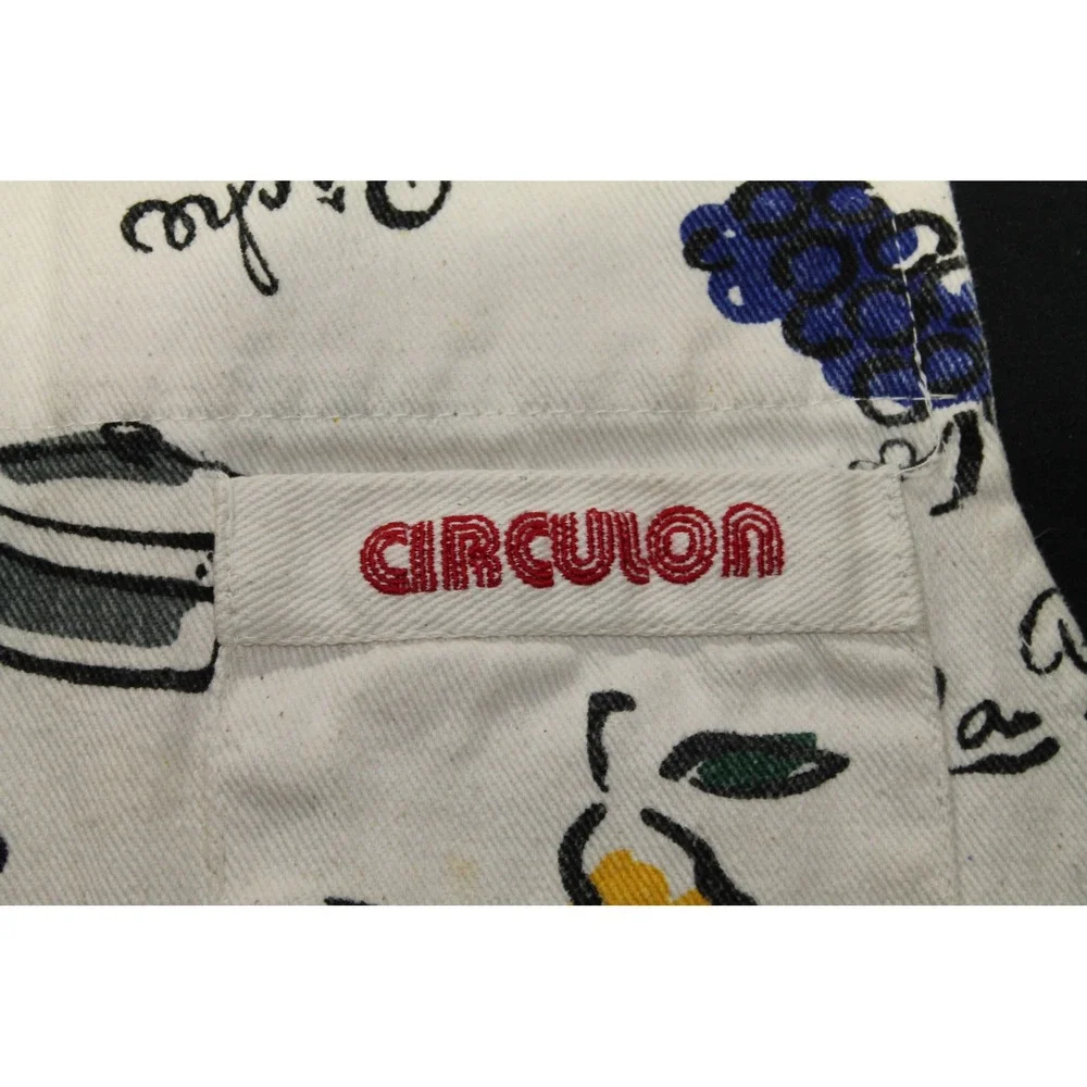 Circulon 100% Cotton Kitchen Apron Fruit Cookware Print Adjustable Chef Cooking